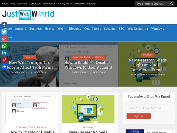 justwebworld.com