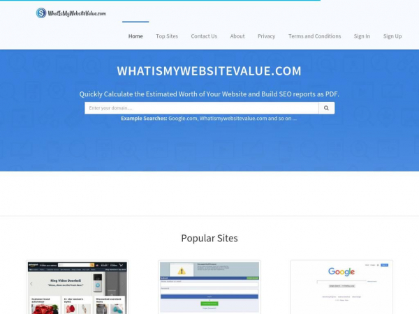 whatismywebsitevalue.com